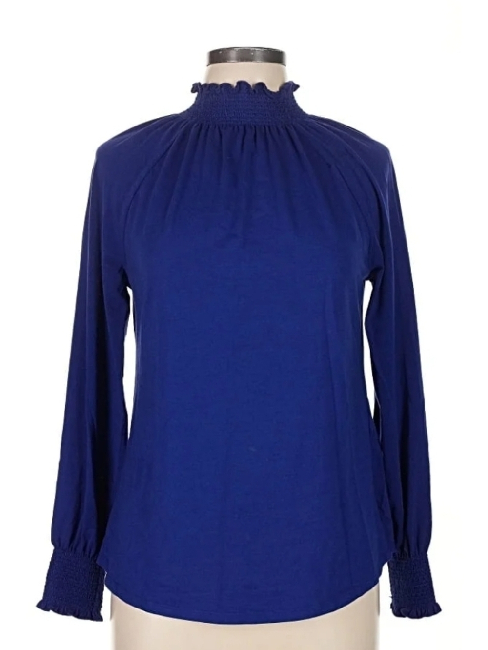 Chico's Long Sleeve Blouse Blue Size 00-XS
